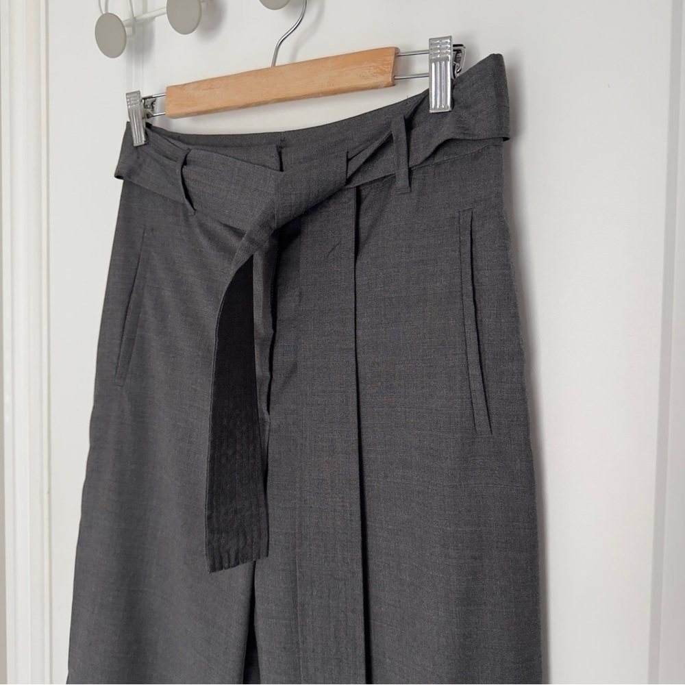 Wilfred tie front wool  pants gray size 6 - Picture 3 of 13